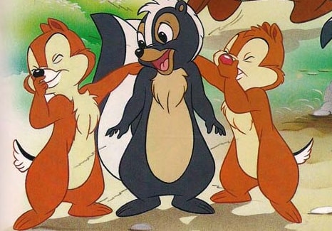 Аудиосказка Чип, Дейл и маленький скунс