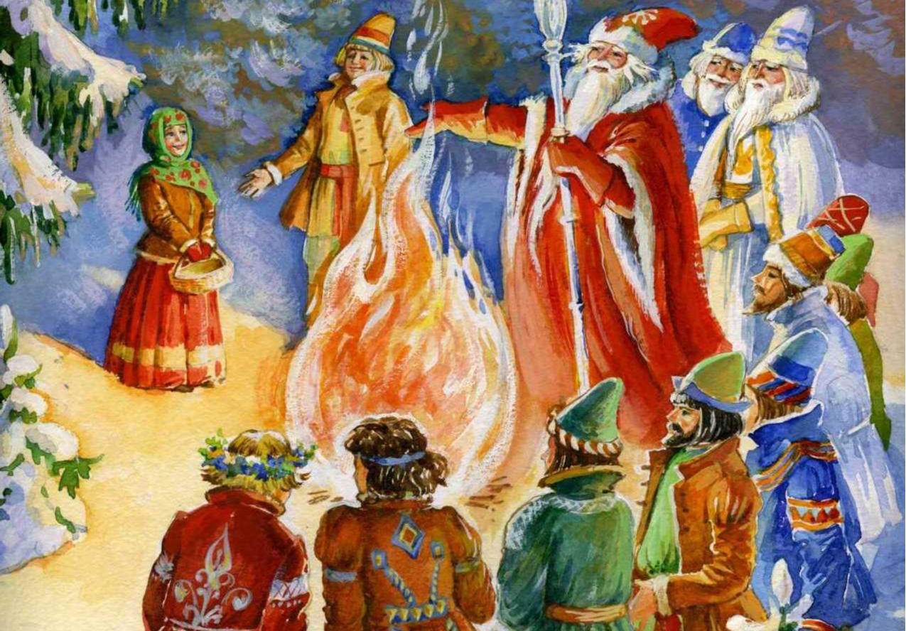 Аудиосказка Двенадцать месяцев