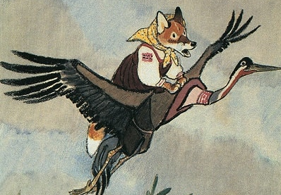 Аудиосказка Как лиса училась летать