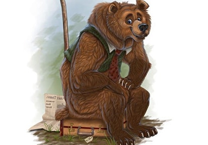 Аудиосказка Как муха медведя от смерти спасла