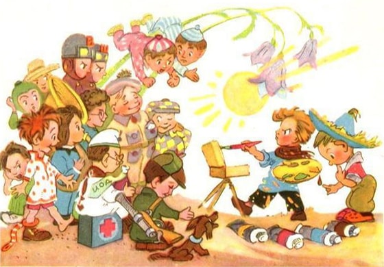 Аудиосказка Как на Незнайку кусок Солнца упал