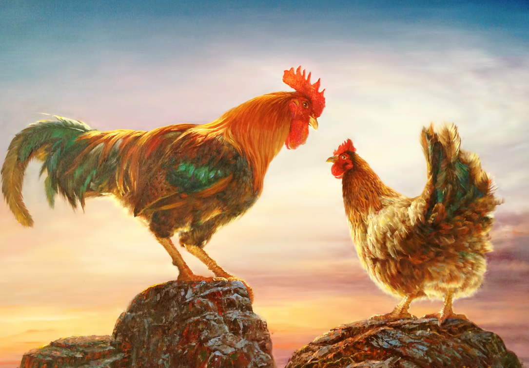 Аудиосказка Курочка и петушок