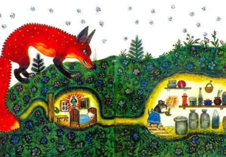 Аудиосказка Лис и мышонок