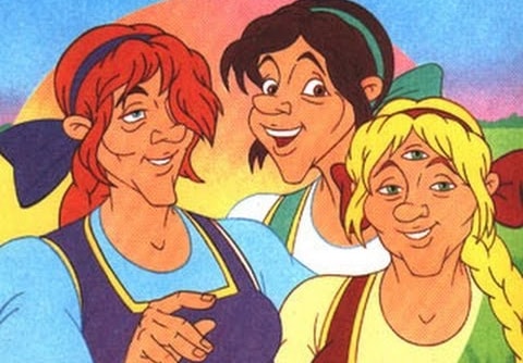 Аудиосказка Одноглазка, двуглазка и трехглазка