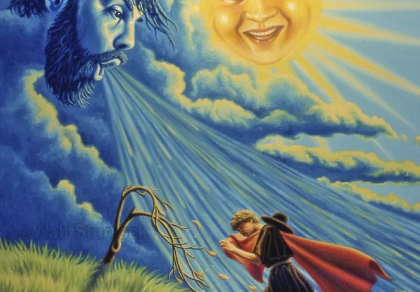 Аудиосказка Про ветер и облака