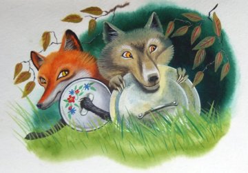Аудиосказка The Fox and the Wolf