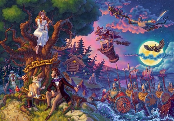 Аудиосказка У Лукоморья дуб зелёный