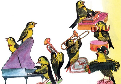 Аудиосказка Веселые чижи