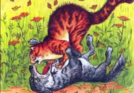 Аудиосказка Волк и кот