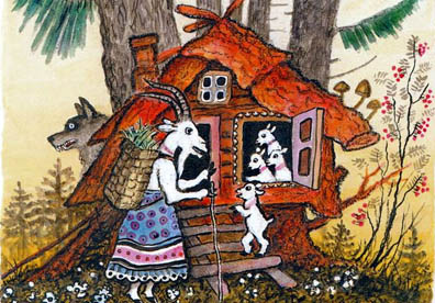 Аудиосказка Волк и козлята