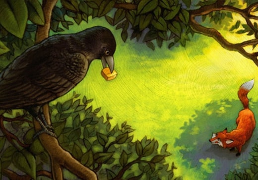 Аудиосказка Ворона и Лиса