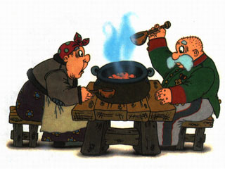 Диафильм Каша из топора