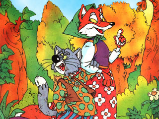 Диафильм Кот и лиса