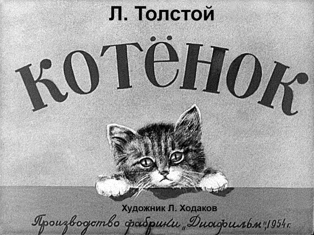 Диафильм Котенок