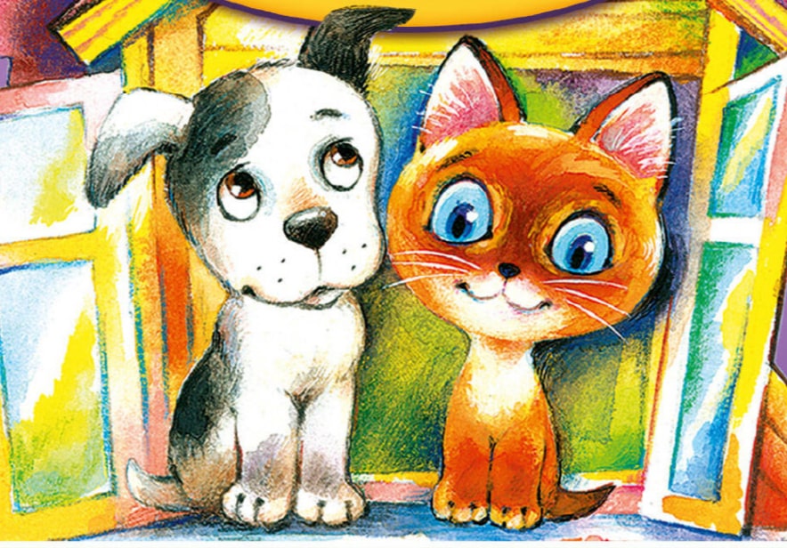 Мультфильм Котенок по имени Гав (4)