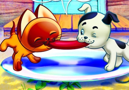 Мультфильм Котенок по имени Гав (5)