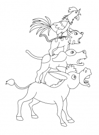 Раскраска 